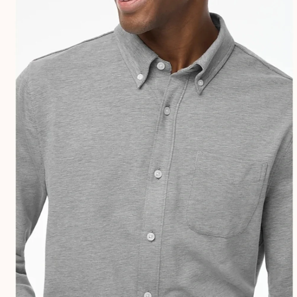 J crew Performance knit oxford shirt